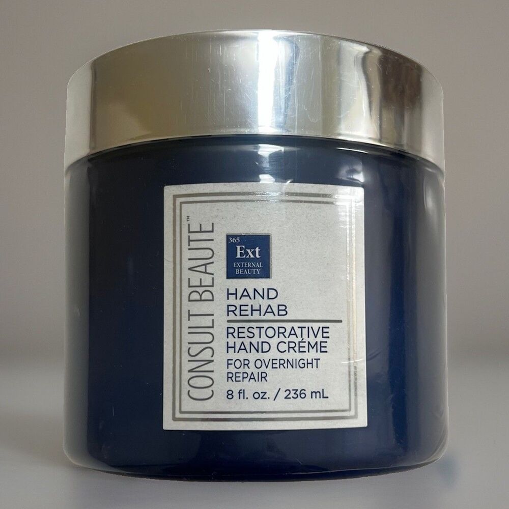Consult Beaute Hand Rehab Restorative Hand Créme 8 fl oz Overnight Repair Sealed